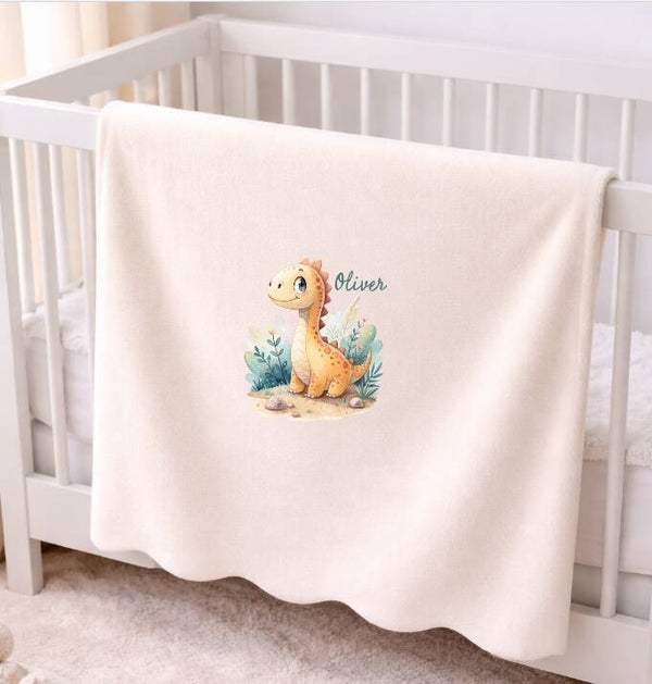 Plaid personnalisé Enfant "dino"
