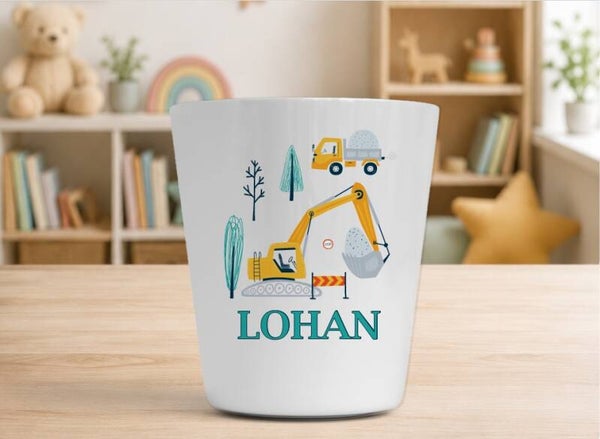 Verre enfant personnalisé 230 ml - CHANTIER