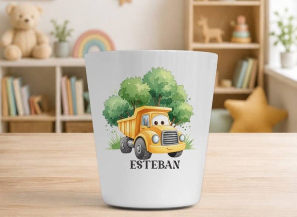 Verre enfant personnalisé 230 ml - CHANTIER