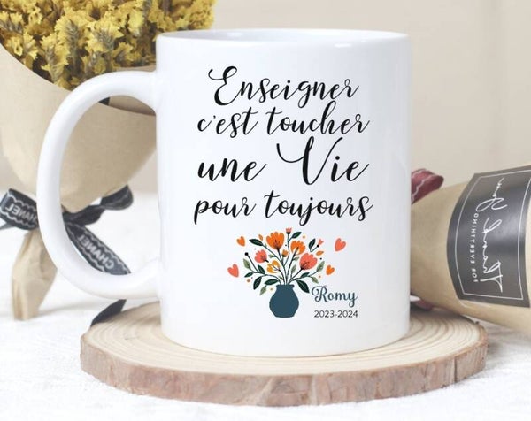 Mug "Enseigner..." personnalisé