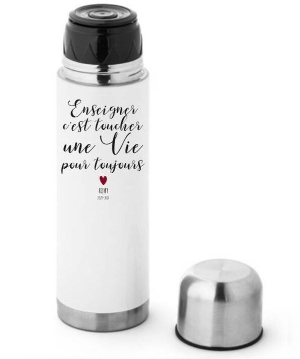 Bouteille THERMOS "enseigner" personnalisée