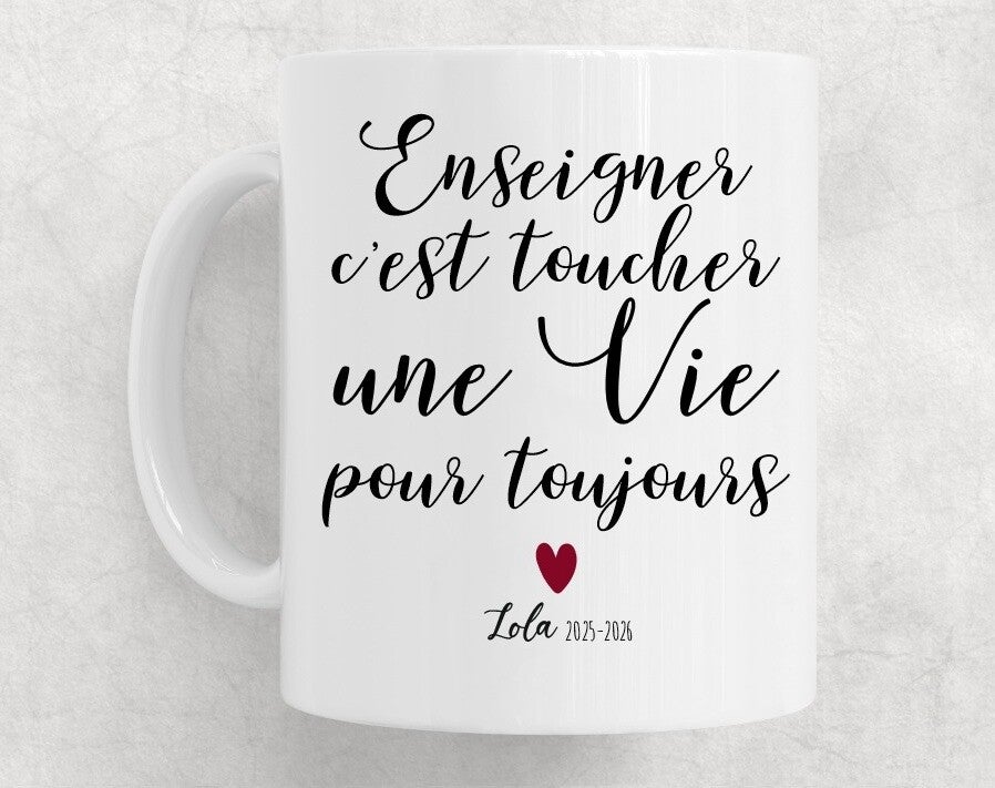 Mug personnalisé "spécial cadeaux de fin d'année"