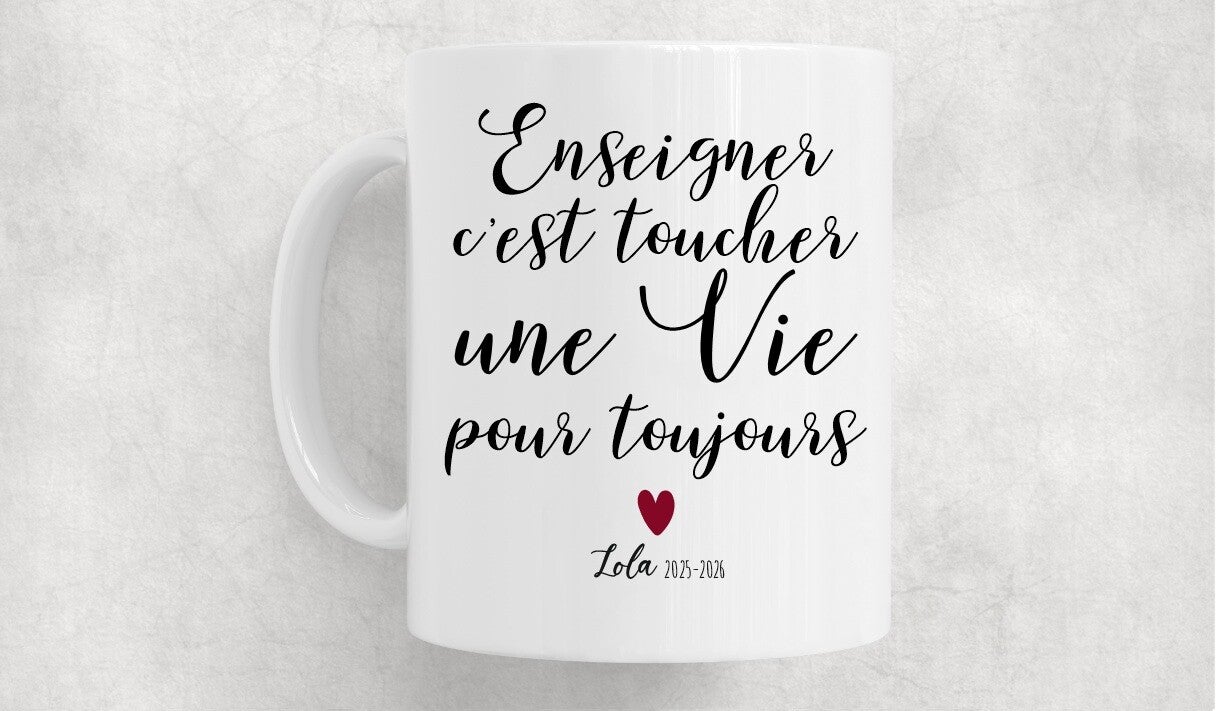 Mug personnalisé "spécial cadeaux de fin d'année"
