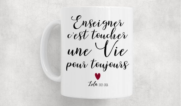 Mug personnalisé "spécial cadeaux de fin d'année"