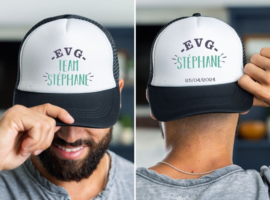 Casquette personnalisée pour Enterrement de Vie de Garçon (EVG)