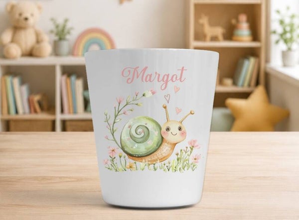 Verre enfant personnalisé 230 ml - ESCARGOT