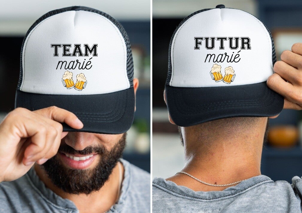 Casquette personnalisée pour Enterrement de Vie de Garçon (EVG)