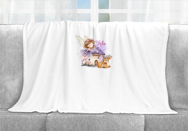 Plaid personnalisé "fée"