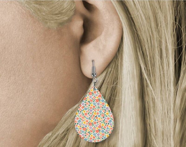 Boucles d’oreilles MDF "flowers"