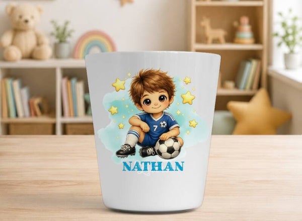 Verre enfant personnalisé 230 ml - FOOTBALL
