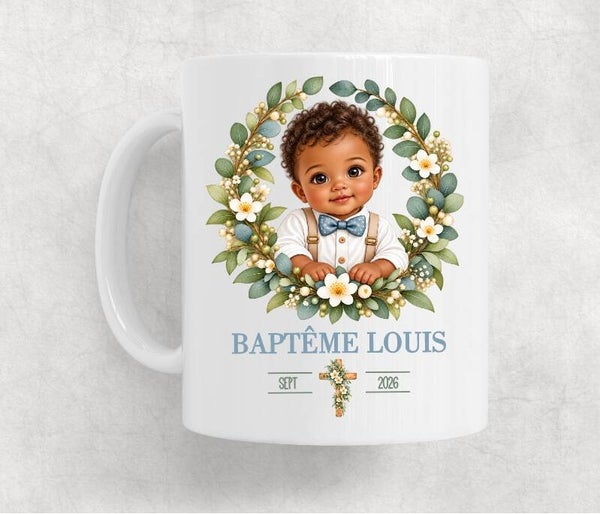 Mug personnalisé spécial baptême