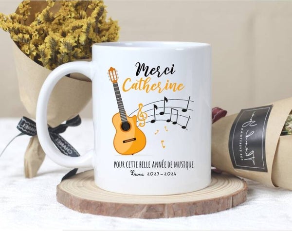 Mug Personnalisé "Guitariste en Herbe"