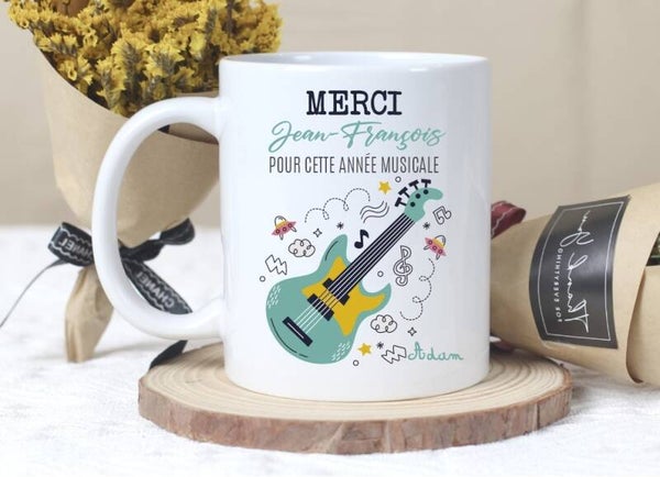 Mug Personnalisé "Guitariste en Herbe"