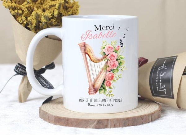 Mug Personnalisé "Harpe Harmony"