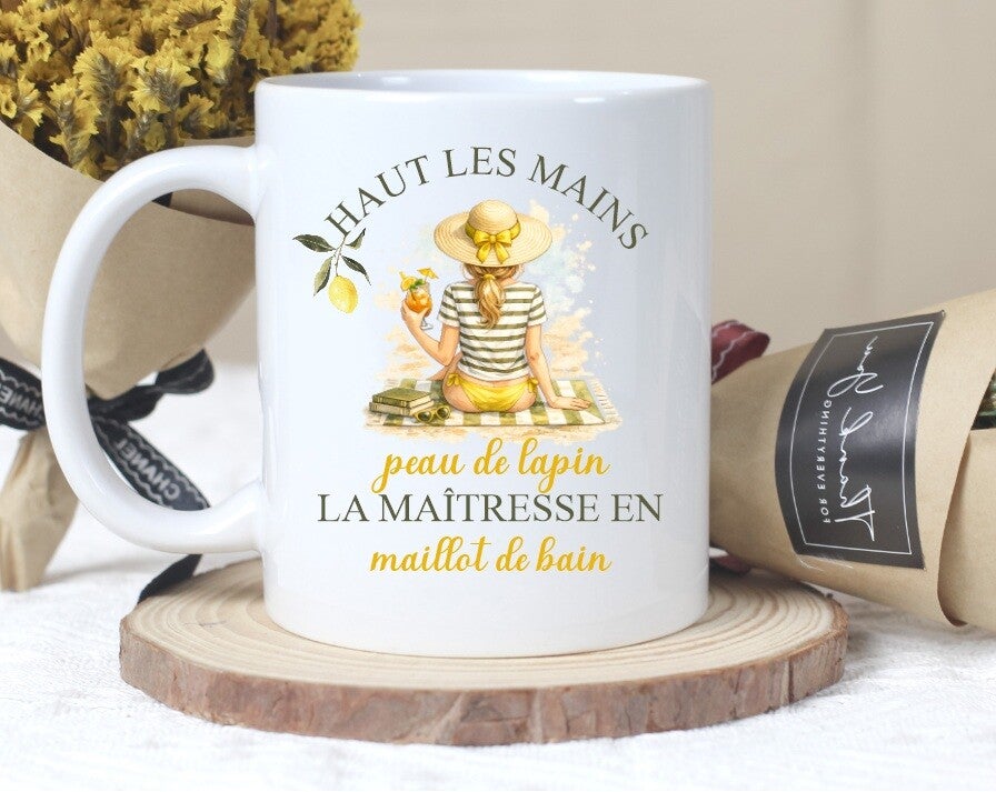 Mug spécial cadeau de fin d'année scolaire, personnalisé