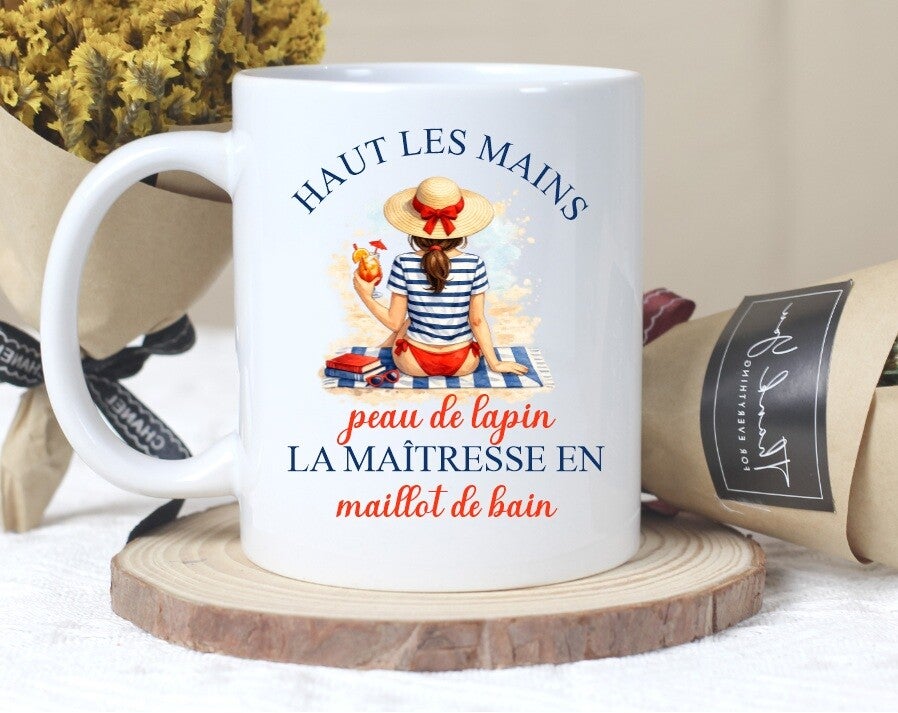 Mug spécial cadeau de fin d'année scolaire, personnalisé