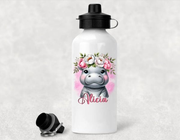 Gourde personnalisée "hippo"