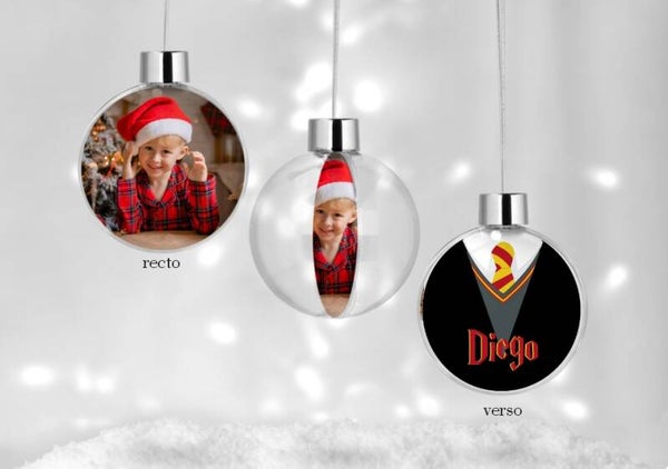 Boule de noël personnalisée