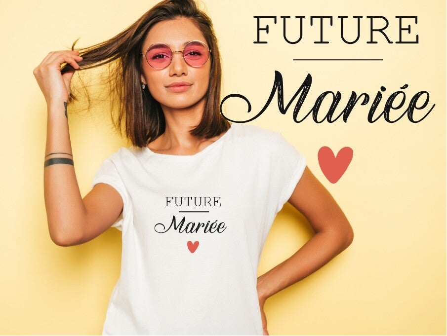 T-shirt EVJF "Future mariée"