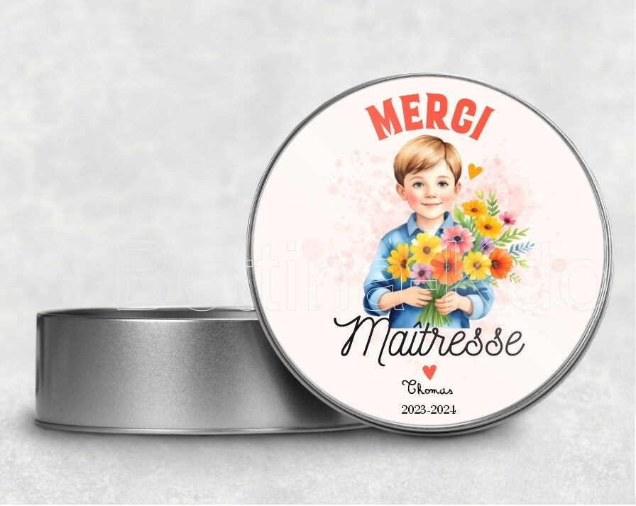 Boîte Métal Personnalisée Spécial cadeau de fin d'année