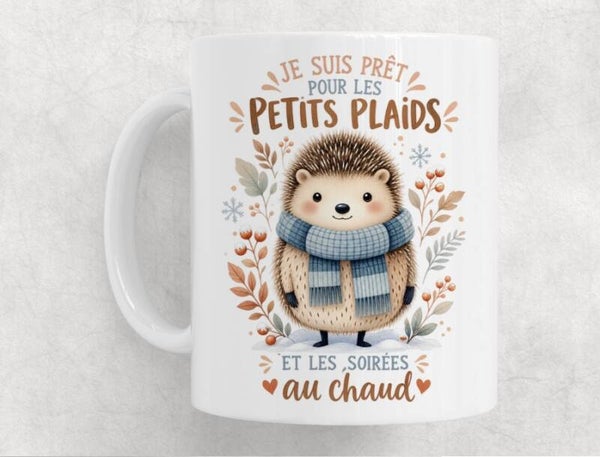 Mug hivernal en céramique – Tasse cocooning pour les pauses au chaud