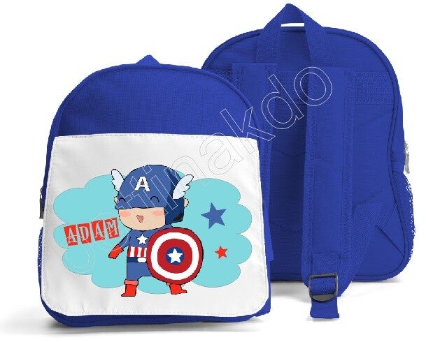 sac à dos personnalisé "captain america"