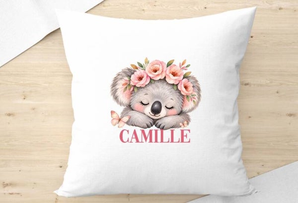 coussin "koala" personnalisé