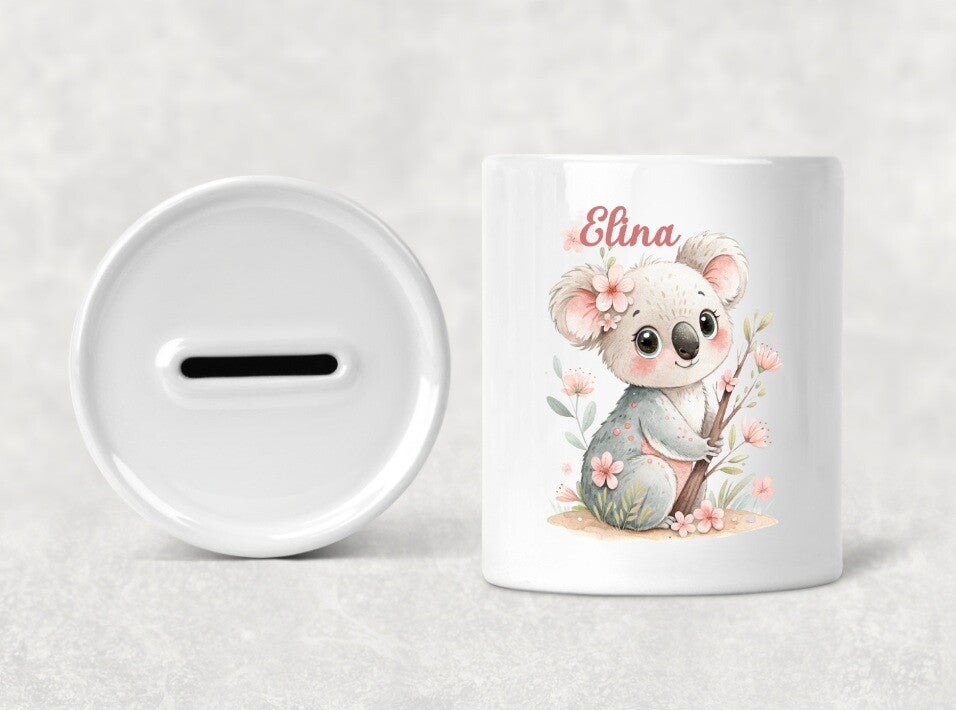 Tirelire personnalisée "koala"