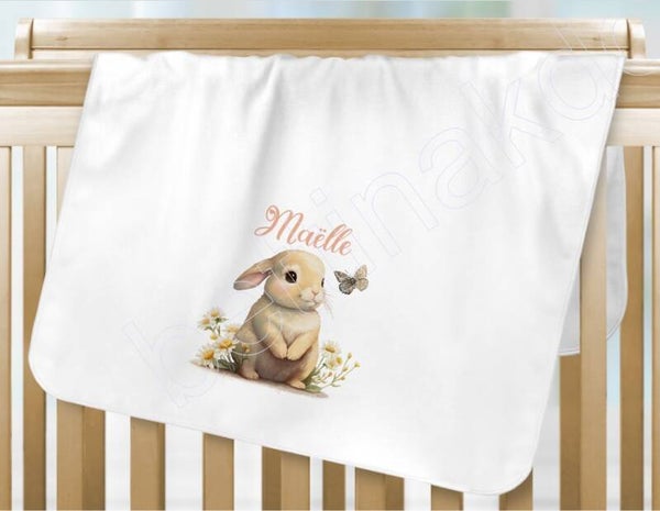 Plaid personnalisé "lapin"