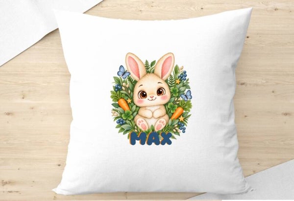 coussin "lapin" personnalisé