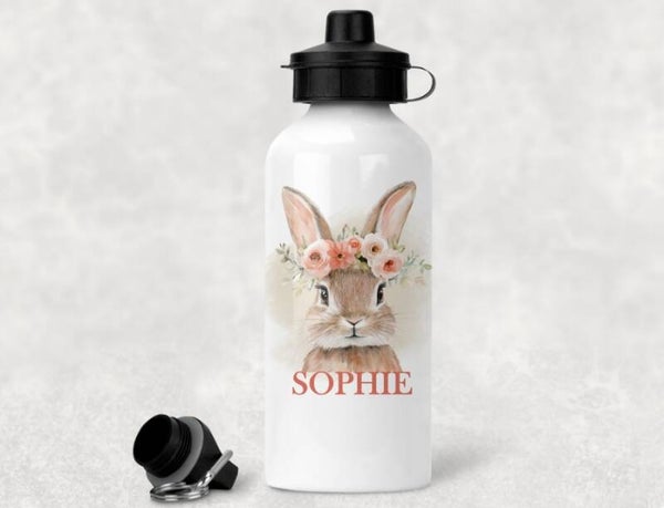 gourde personnalisée "lapine"