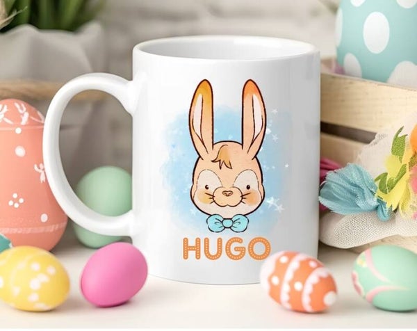 Mug personnalisé, spécial pâques (céramique pour plastique)