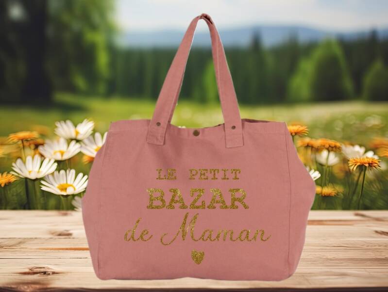 Tote Bag 'Petit Bazar D'une Couz D'amour' - Cadeau Famille
