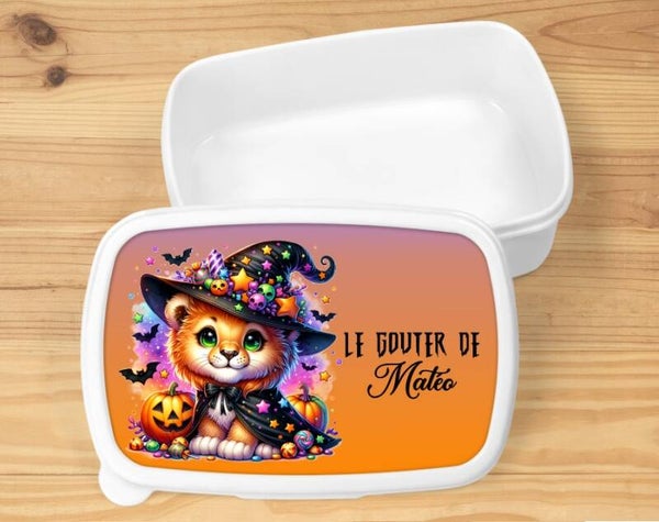 Boîte à goûter personnalisée