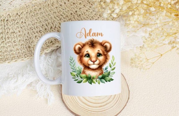 Mug incassable personnalisé "lion"