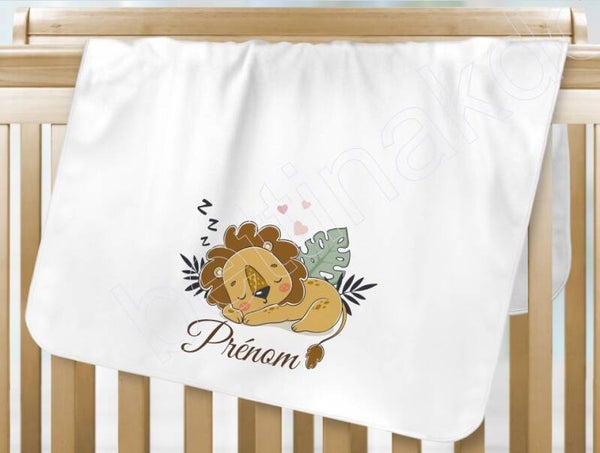 Plaid personnalisé "lion"