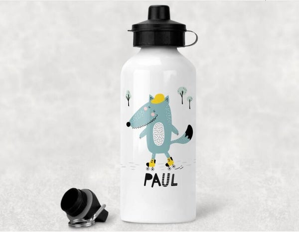 gourde personnalisée "Le grand gentil Loup"