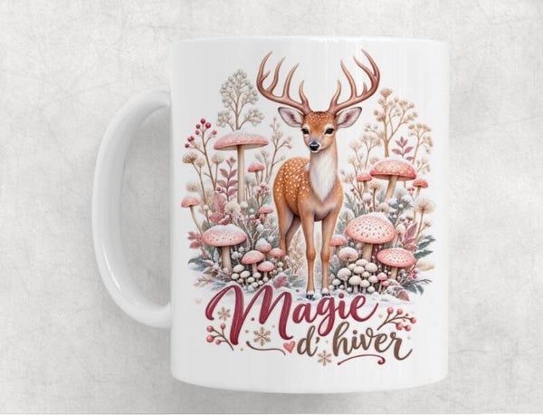 Mug hivernal en céramique – Tasse cocooning pour les pauses au chaud