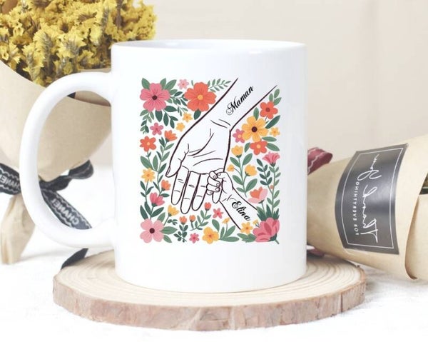 Mug personnalisé fête des mères – Idée cadeau unique pour maman