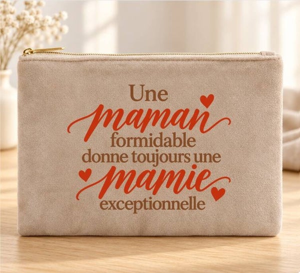 Trousse Mamie « Une maman formidable donne toujours une mamie exceptionnelle » – Cadeau grand-mère