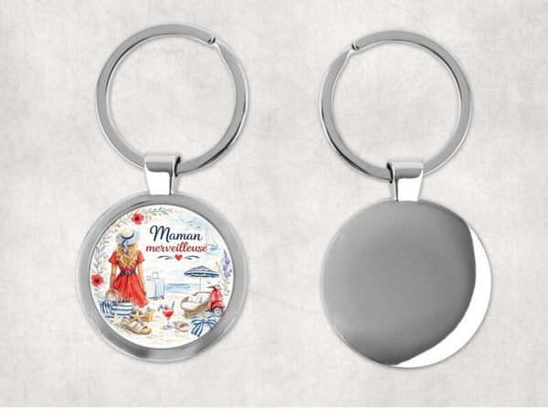 Porte-clés "Maman merveilleuse"