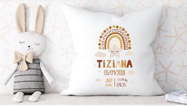 Coussin personnalisé "ma petite étoile"