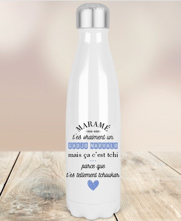 Bouteille isotherme humour "Maramé"