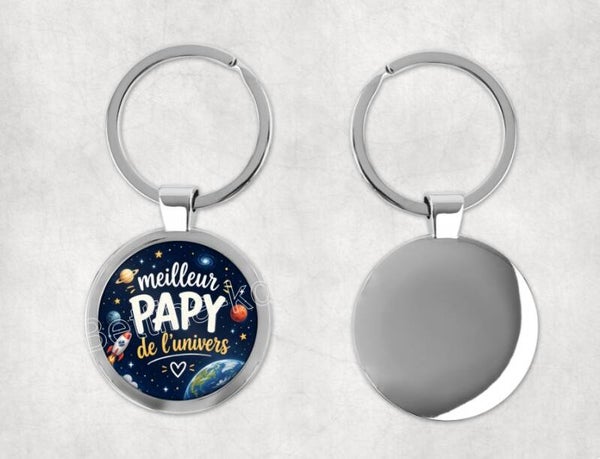 Porte-clés "Meilleure Papy de l'univers"
