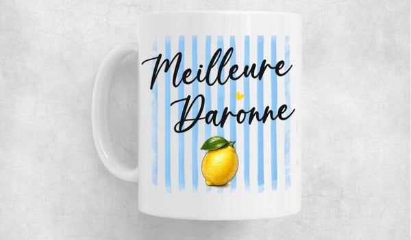 Mug personnalisé fête des mères – Meilleure Daronne - Idée cadeau unique pour maman