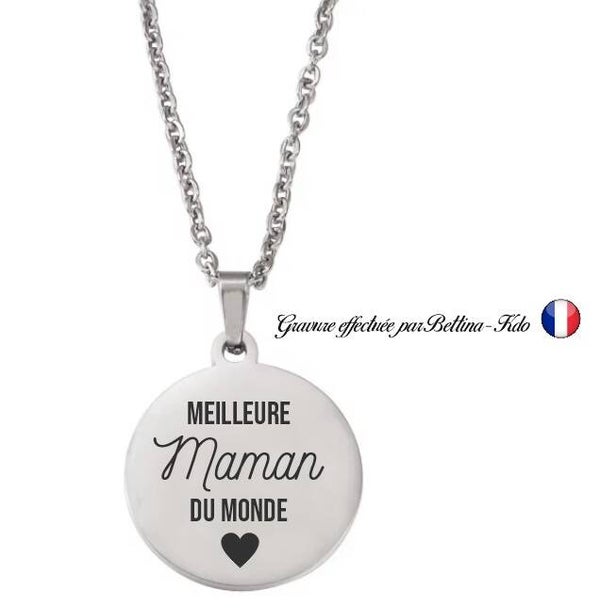 Collier "Meilleure maman du monde"