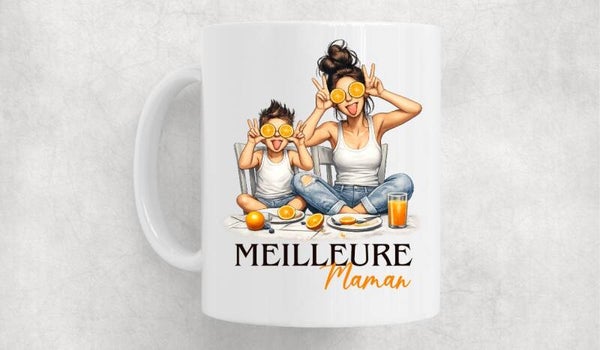 Mug personnalisé fête des mères – Idée cadeau unique pour maman
