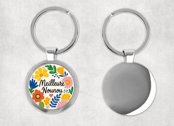 Porte-clés "Meilleure Nounou"