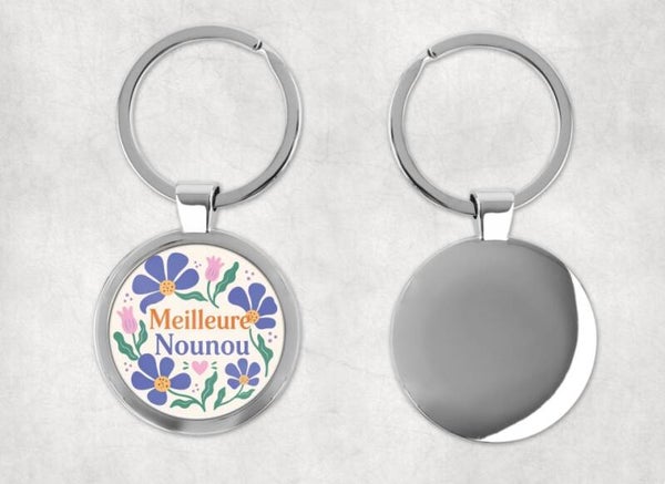 Porte-clés "Meilleure Nounou"
