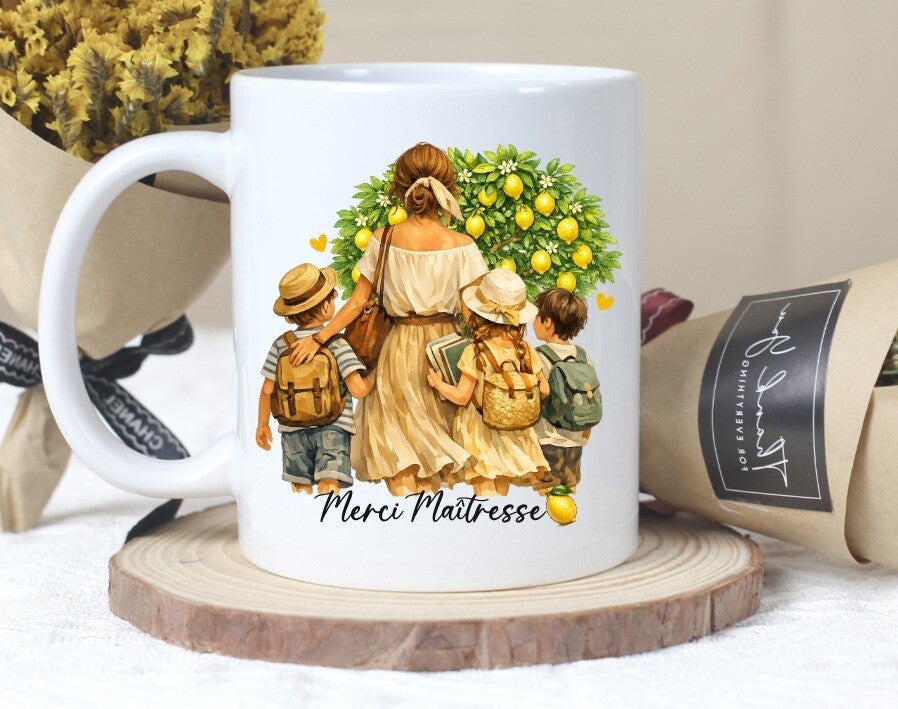 Mug spécial cadeau de fin d'année scolaire, personnalisé